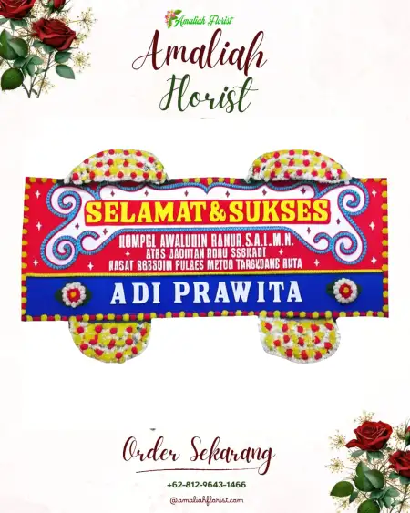 Papan Bunga Ucapan Selamat Weninggalih